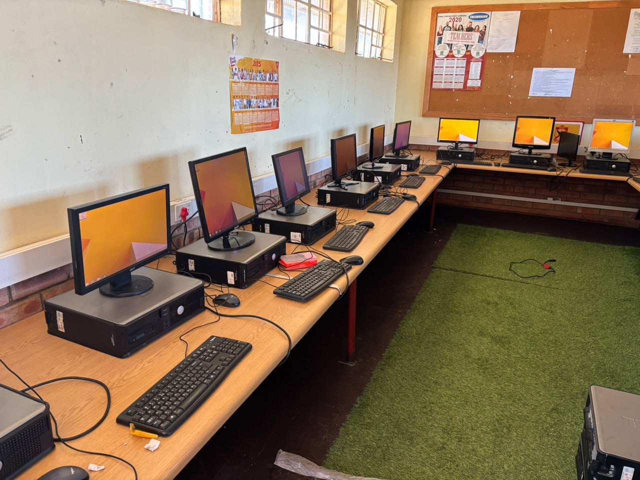 Completed computer laboratory installed by LP Tech Solutions